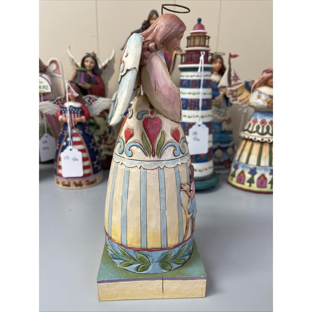 Jim Shore Angel Forever Friends 4009247 Friendship Heartwood Creek 9.5" 2007 - Picture 4 of 5